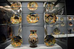 10 Five Dishes And Three Plates By Francesco Xanto Avelli da Rovigo Urbino 1532-39 And A Jug From 1570-80 - Robert Lehman Collection